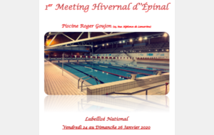 1er Meeting Hivernal d'Epinal - Labellisé National