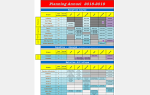 Planning 2018-2019