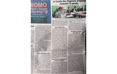 Le Cercle des Nageurs sur la bonne voie