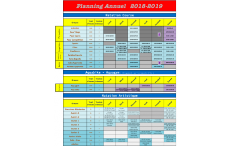 Planning 2018-2019
