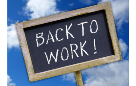 Reprise des activités !