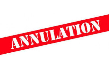 Annulation de Séances